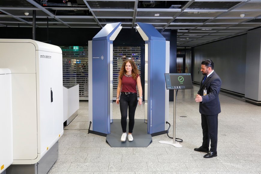 Rohde & Schwarz e Fraport valutano il primo scanner walk-through al mondo per i passeggeri 